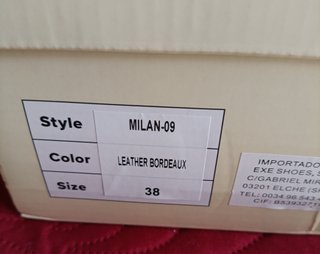 Botines Piel Burdeos Talla 38 de 119.95€