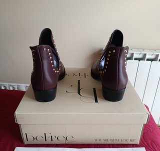 Botines Piel Burdeos Talla 38 de 119.95€