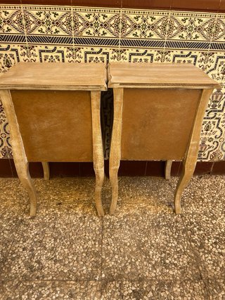 Mesitas de noche de madera (2 unidades)