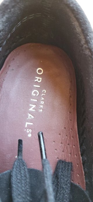 Zapatos de piel negros con cordones Clarks