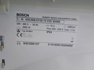 Lavatrice Bosch Maxx 7