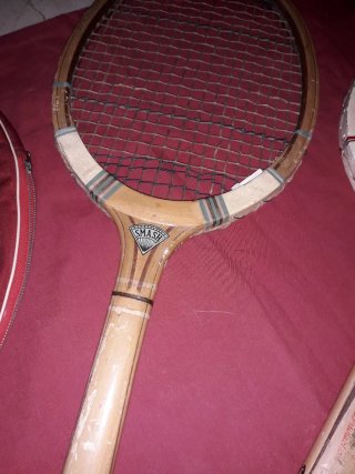 Antiguas raquetas tenis