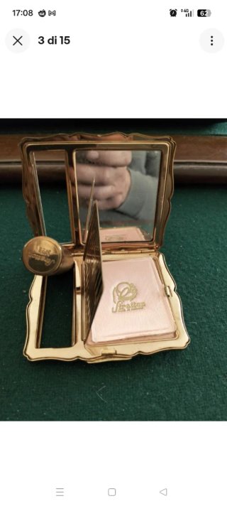 Raro Portacipria Stratton Lipview Vintage Anni '50