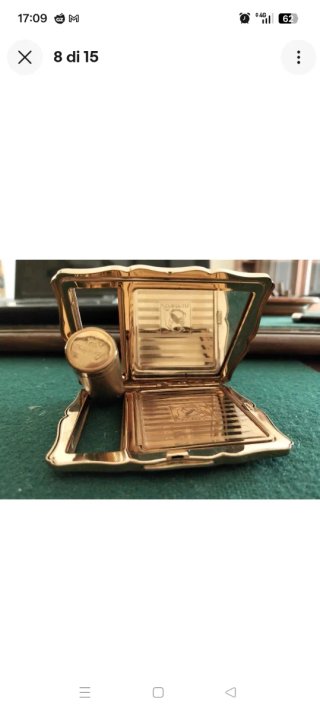 Raro Portacipria Stratton Lipview Vintage Anni '50