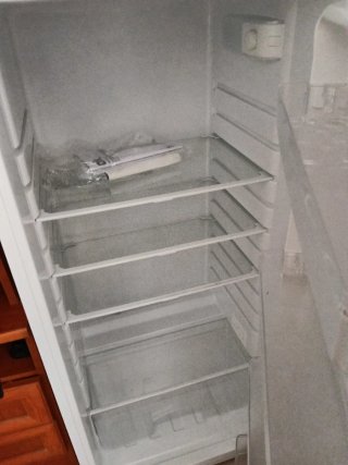 Frigorífico blanco OK.
