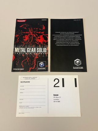 METAL GEAR SOLID THE TWIN SNAKES NINTENDO GAMECUBE