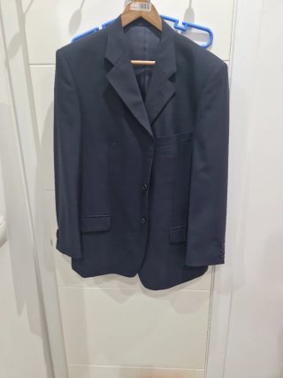 Chaqueta de vestir azul marino
