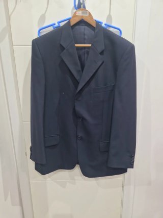 Chaqueta de vestir azul marino