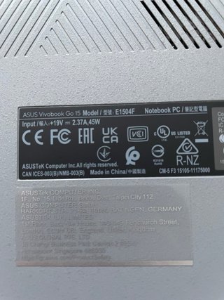 ASUS Vivobook Go 15 Ryzen 5 16GB RAM 512GB
