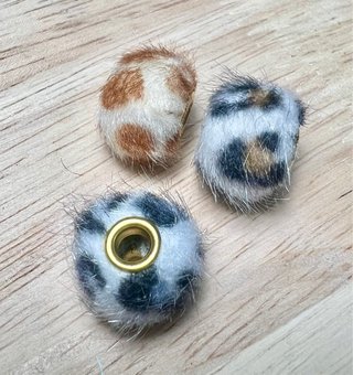 Contas com furo grande 15mm para artesanato
