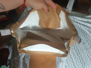 Bolso Longch. Plegable Camel