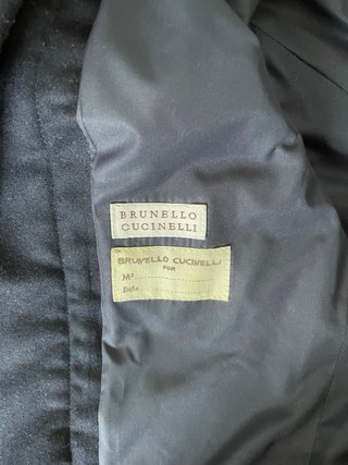 Giacca Brunello Cucinelli Lana e Cachemire Blu