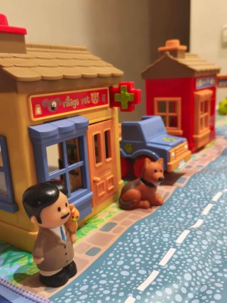 Happy Land City. Ciudad  juguete con sonidos y luz