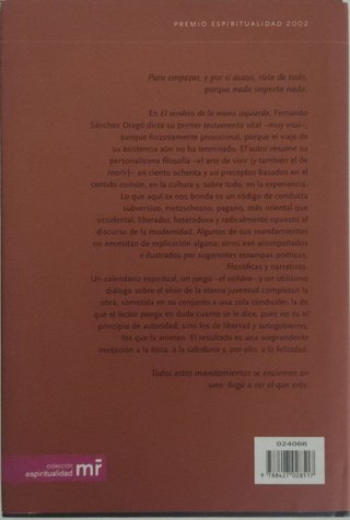 LIBRO EL SENDERO DE LA MANO IZQUERDA, F. SÁNCHEZ D