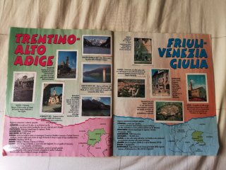 Album raccolta figurine Regioni d'Italia-Edigamma