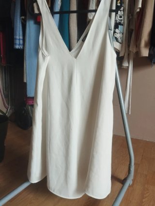 Vestido blanco Zara talla M