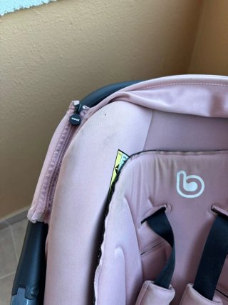 Carro de bebé 3 piezas rosa