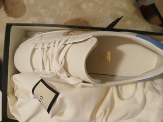 Zapatillas Gucci Ace GG Snake Piel Blancas