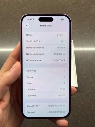 iPhone 16 256GB NEGOCIABLE