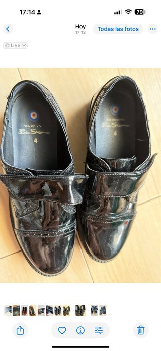 Zapatos Ben Sherman charol talla 37