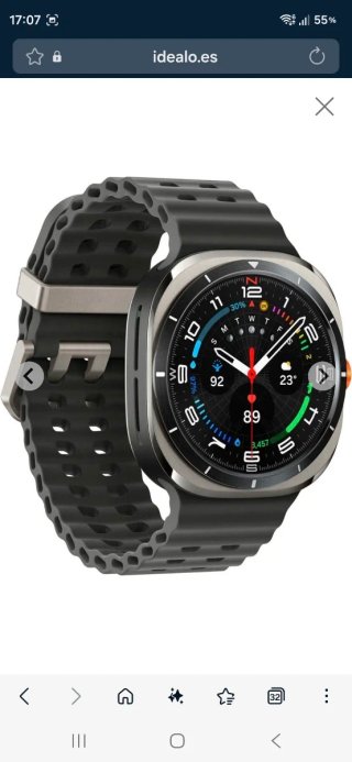SAMSUNG GALAXY WATCH ULTRA 2025 GRIS PLATA