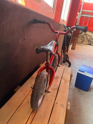 Bicicleta a pies