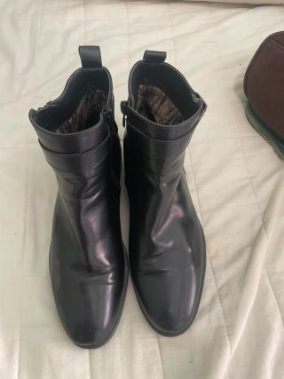 Botines de tacón negros