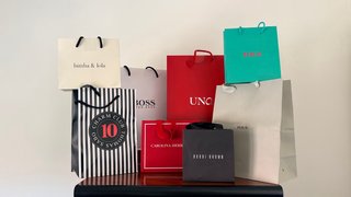 Lote de 8 bolsas de papel marcas top
