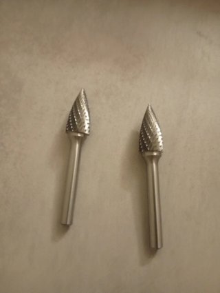 6 Fresas para  Metal Duro