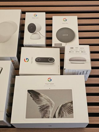 Google Nest Hub Max Cam, Mini, Hello, Pixel Tablet