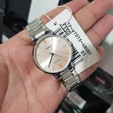 Orologio Casio Argento e Oro