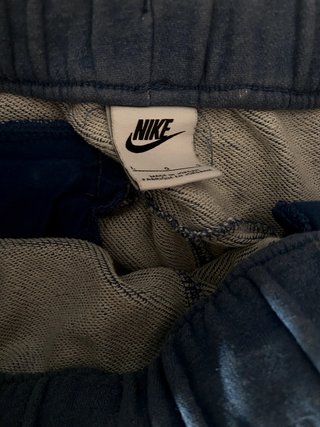 Short Nike Air Azul Logo Grande Talla L