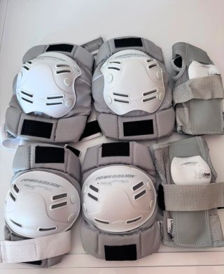 Patines Oxelo con protecciones y mochila