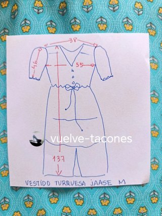 Vestido color turquesa ♡  JAASE *  talla M