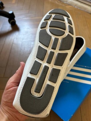 Mocasines blancos hombre T43