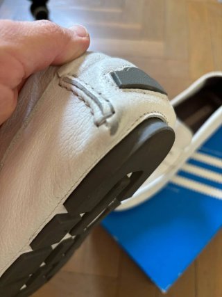 Mocasines blancos hombre T43