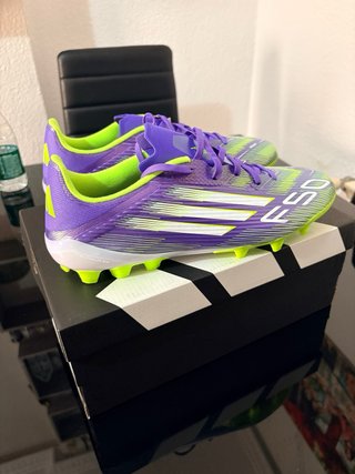 Botas de fútbol Adidas F50 Morado/Verde