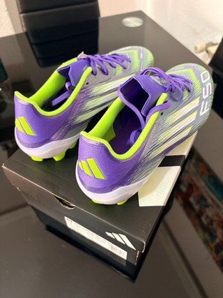 Botas de fútbol Adidas F50 Morado/Verde