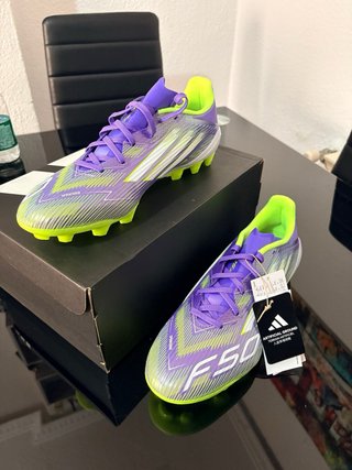Botas de fútbol Adidas F50 Morado/Verde