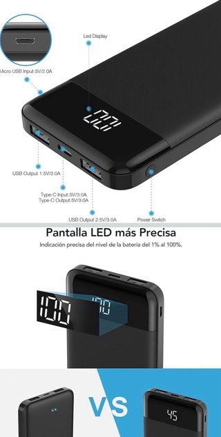 Charmast Power Bank 10400 mAh