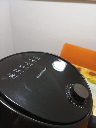 Freidora de aire Algostar negra