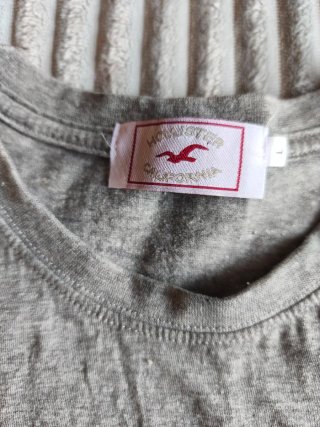 Camiseta Hollister Gris Logo Ave California