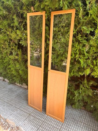 Puertas Estantería Billy IKEA Madera y Cristal