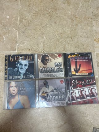 CDs de Jazz: Glenn Miller, Ray Charles, Edith Piaf