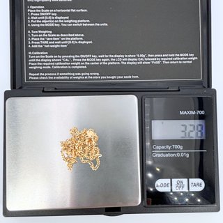Cadena Oro 18K, Figaro, 3.28gr, 45cm