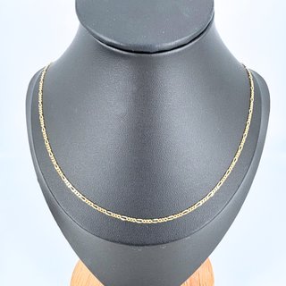 Cadena Oro 18K, Figaro, 3.28gr, 45cm