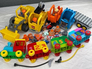 Lego duplo tren obra