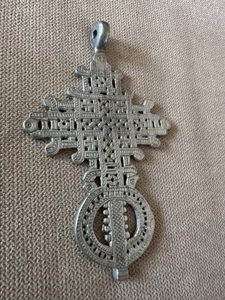Cruz copta etiopia de bronce