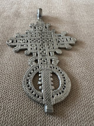 Cruz copta etiopia de bronce