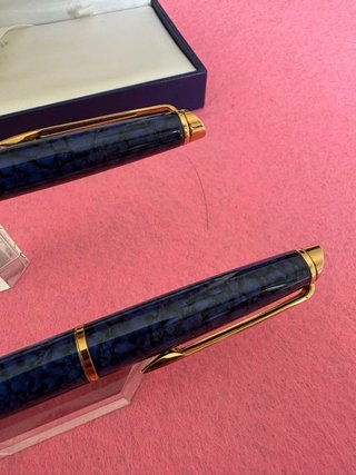 Waterman Hemosphere, pluma y bolígrafo marmolado